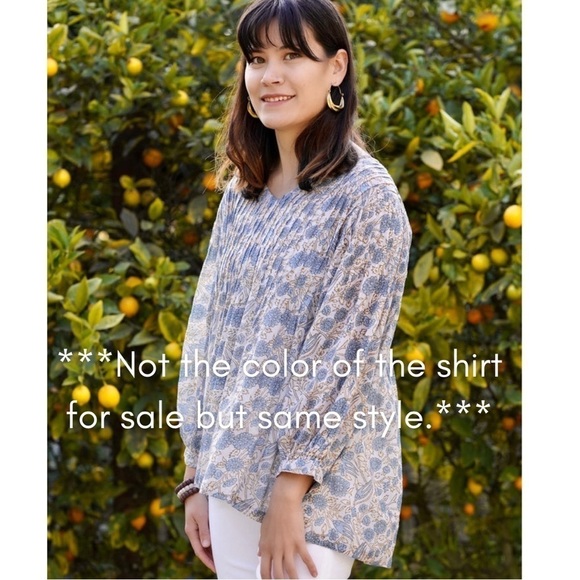 Dolma Alya Top in Blue Floral - Picture 15 of 15